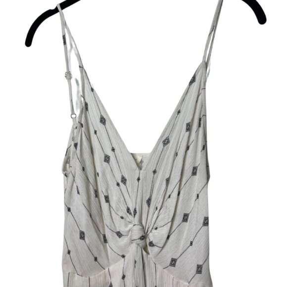 PROMESA | Black & White Lightweight Split Front Maxi Dress | Size L - Picture 2 of 11